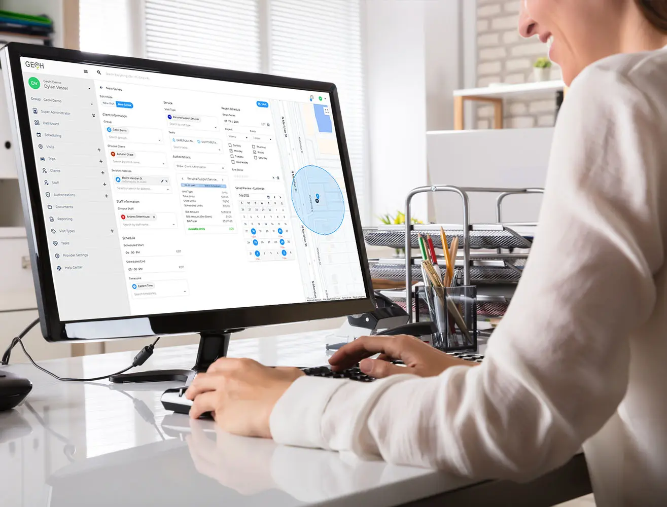 GeoH Caregiver Management Dashboard